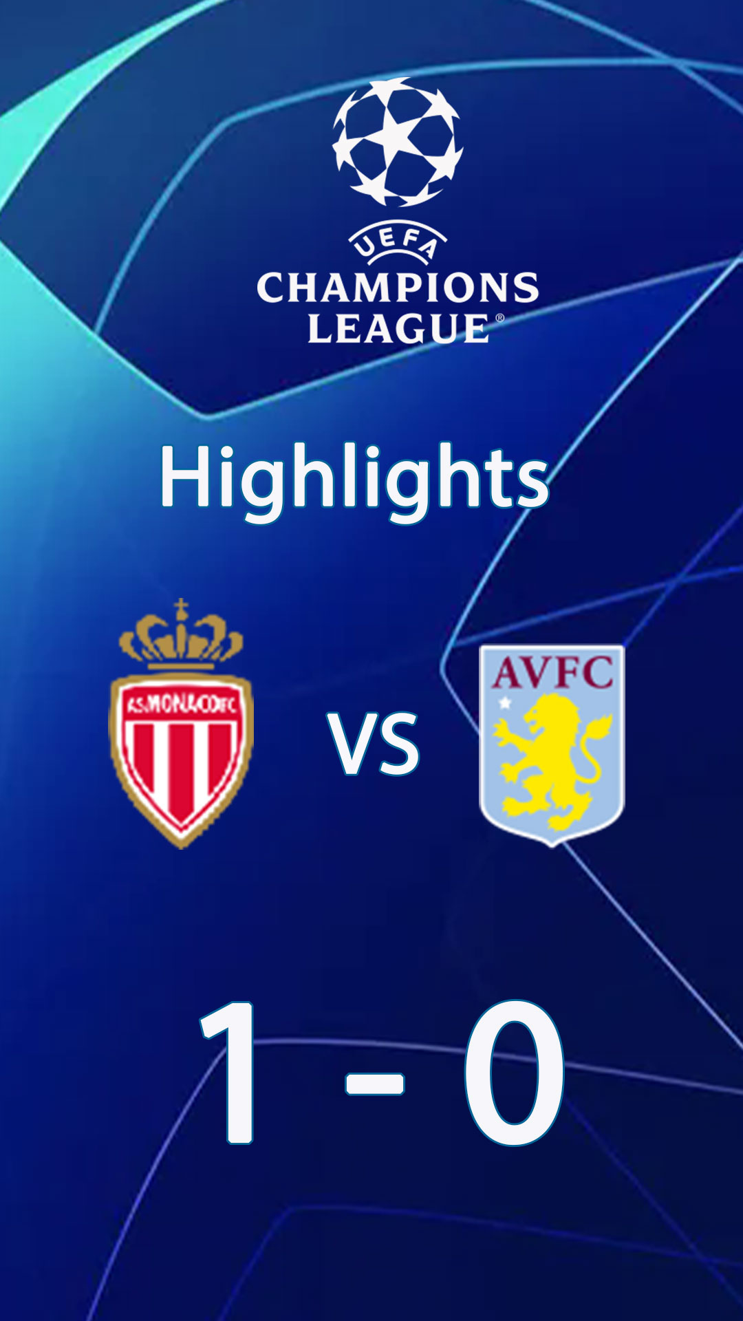 Monaco 1 - 0 Aston Villa | Highlight Champions League 24/25 - โมนาโก - แอสตัน วิลล่า | ไฮไลต์ ยูฟ่า แชมเปี้ยนส์ ลีก 24/25